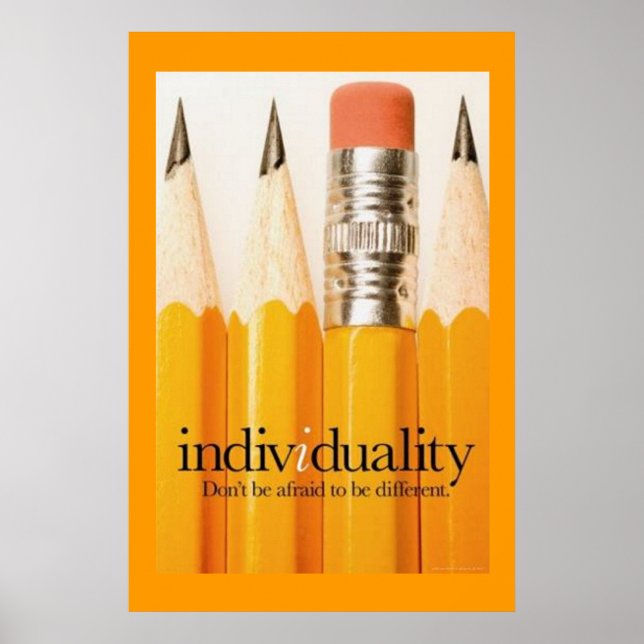 Póster Un pensamiento de lápiz (Frente)