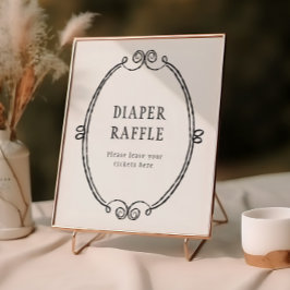 Póster Un pequeño barquillo para Baby Shower de Halloween