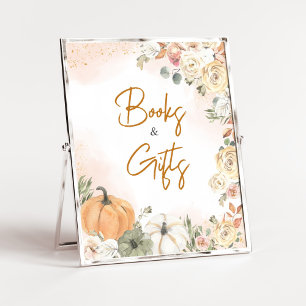 Póster Un pequeño calabaza cae de los libros de Baby Show