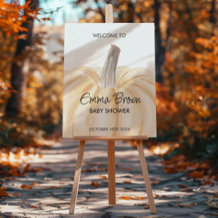 Póster Un pequeño cartel de bienvenida de Baby Shower de 