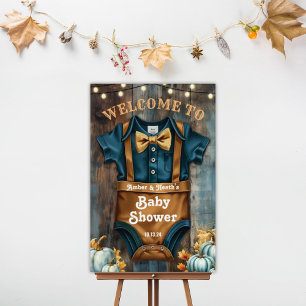 Póster Un pequeño cartel de bienvenida de Romper calabaza