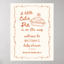 Un Pequeño Pie De Bienvenida En Baby Shower