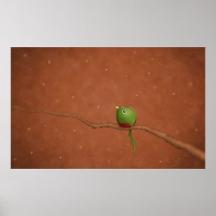 Póster Un pequeño quetzal