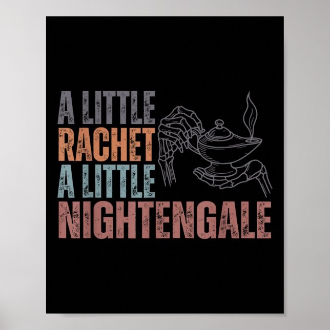 Póster Un Pequeño Ratchet Un Poco De Noche, Funny Rn Nu (Frente)