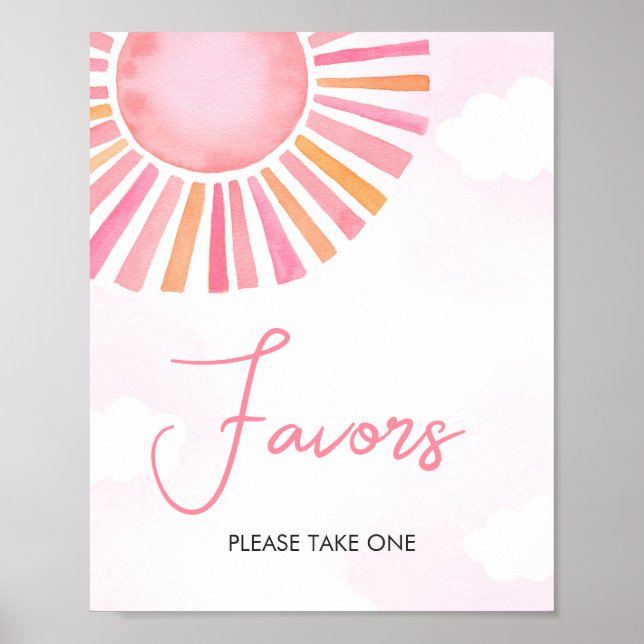 Póster Un pequeño rayo de sol de los favoritos de Baby Sh (Frente)