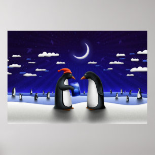 Póster Un Pequeño Regalo Para Los Navidades