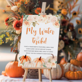 Póster Un pequeño Rótulo de juego de Baby Shower de calab