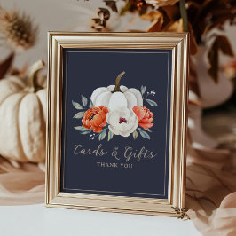 Póster Un pequeño Rótulo de tarjetas Baby Shower de calab