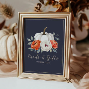 Póster Un pequeño Rótulo de tarjetas Baby Shower de calab