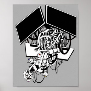 Póster Un pequeño trabajo del circuito