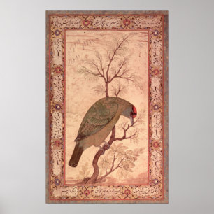 Póster Un período de Jahangir del perro de aguas, Mughal