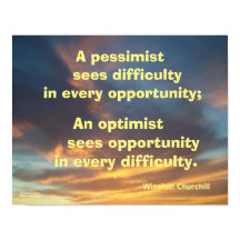 UN PESIMISTA VE DIFICULTADES AL POSTER DE LA IGLES