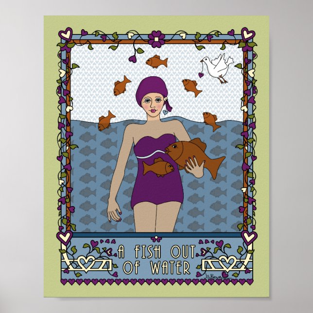 Póster Un pez fuera del agua_A_8x10 Poster (Frente)
