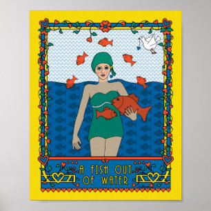 Póster Un pez fuera del agua_B_8x10 Poster