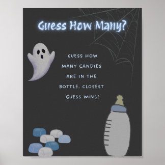 Póster Un poco de boo, adivina cuántas señales.