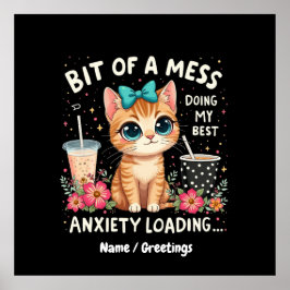 Póster Un poco de desaprobación, haciendo mi mejor carga 