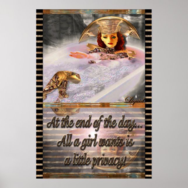 Póster Un poco de privacidad (Poster) (Frente)