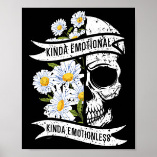 Póster Un Poco Emocional De Salud Mental Sin Emoción 1