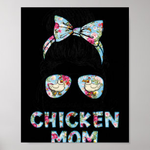 Póster Un Poco Ocupada Siendo Una Mamá de Pollo Nueva Mam