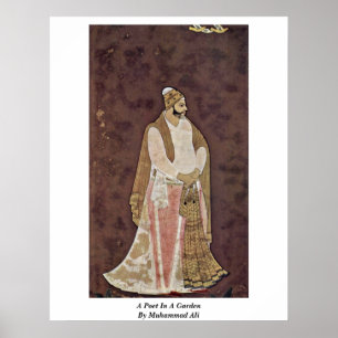 Póster Un Poeta En Un Jardín De Muhammad Ali