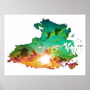 Póster Un Poster de corte de vida