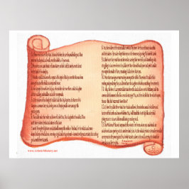 Póster Un poster de elogios poco nazareses