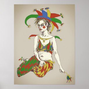 Póster Un Poster de Jester