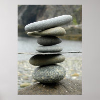 Un Poster de la pila de rocas