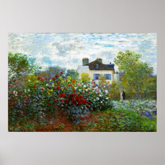 Póster Un Poster del Jardín del Artista (en muchos tamaño