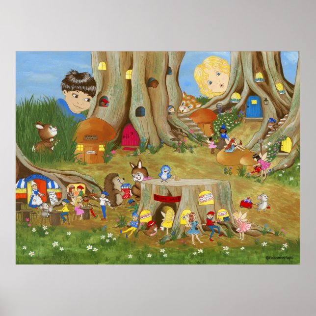 Póster Un Poster mágico de sorpresas (Frente)