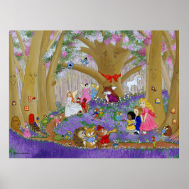 Póster Un Poster mágico por la tarde