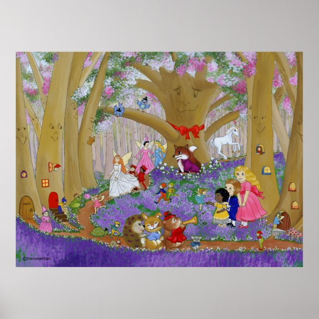 Póster Un Poster mágico por la tarde (Frente)