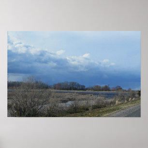 Póster Un Poster nublado