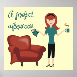 Póster Un poster perfecto de la tarde