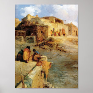 Póster Un pueblo indio Laguna New México - 1906