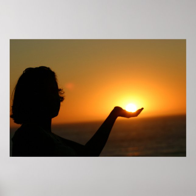 Póster Un puñado de sol (Frente)