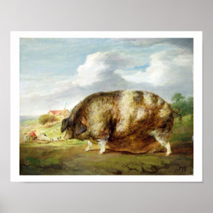 Póster Un punto viejo de Gloucestershire (aceite en el