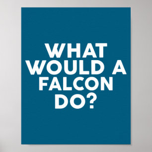 Póster Un Qué Sería Halcones Halcones