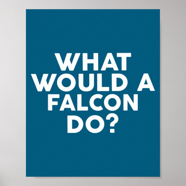Póster Un Qué Sería Halcones Halcones (Frente)