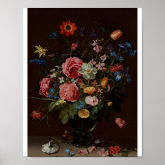 Póster Un ramo de flores de Clara Peeters