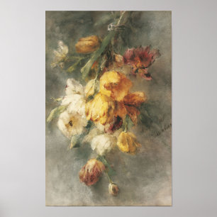 Póster Un ramo de tulipanes, Margaretha Roosenboom  Impri