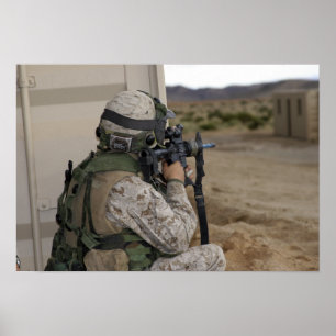 Póster Un reconocimiento de infantería