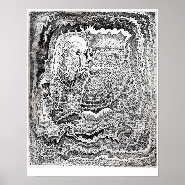 Póster Un recordatorio del viejo cerebro (Frente)