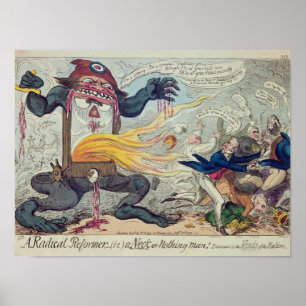 Póster Un reformista radical, un cuello o un hombre sin n