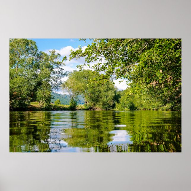 Póster Un refugio pacífico (Frente)