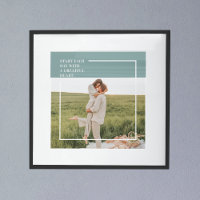 Un regalo encantador para la familia verde fotográ