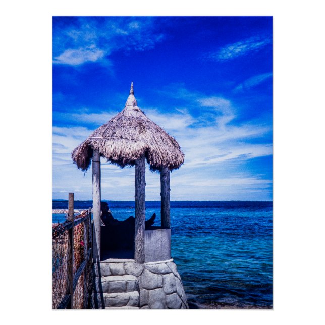 Póster Un reloj de la bahía perezosa (Anverso)