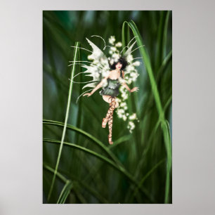 Póster Un resplandor en el Poster del jardín