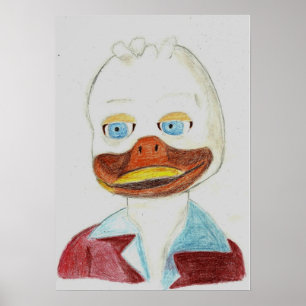 Póster Un retrato de Howard el pato