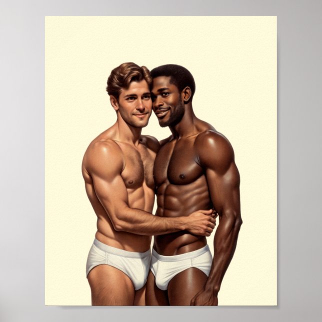 Póster Un retrato de masculinidad unida (Frente)